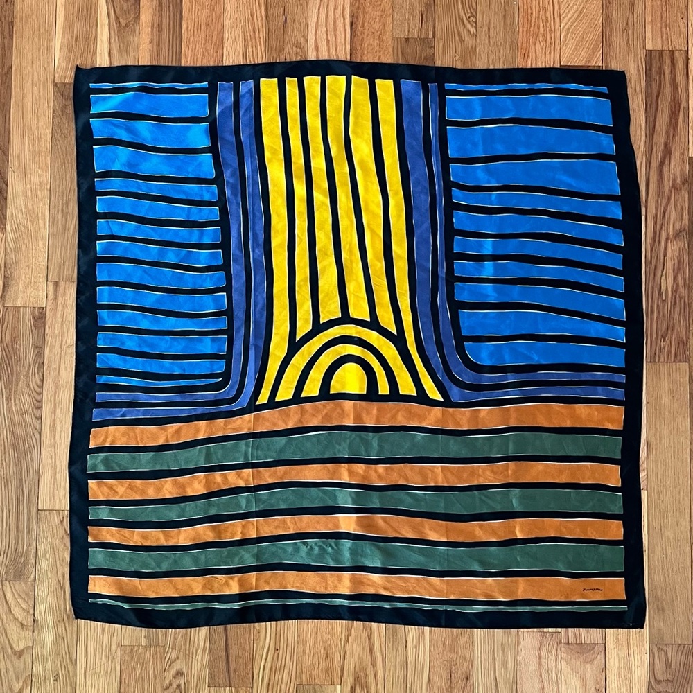 VTG 80s Jimmy Pike silk scarf